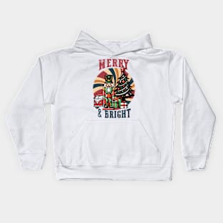 Merry and Bright nutcracker Kids Hoodie